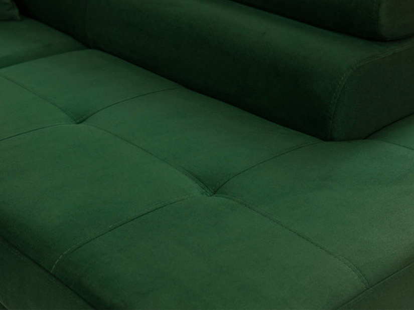 Rohová sedacia súprava Tulin (zelená)