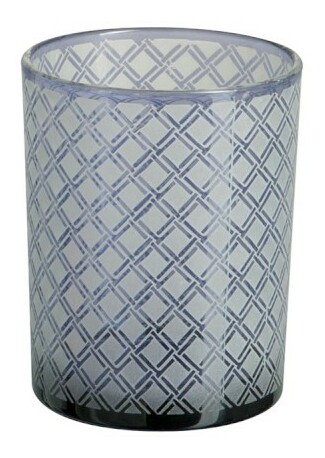 Svietnik Jolipa Na čajovú sviečku (10x10x13cm) (Modrá)