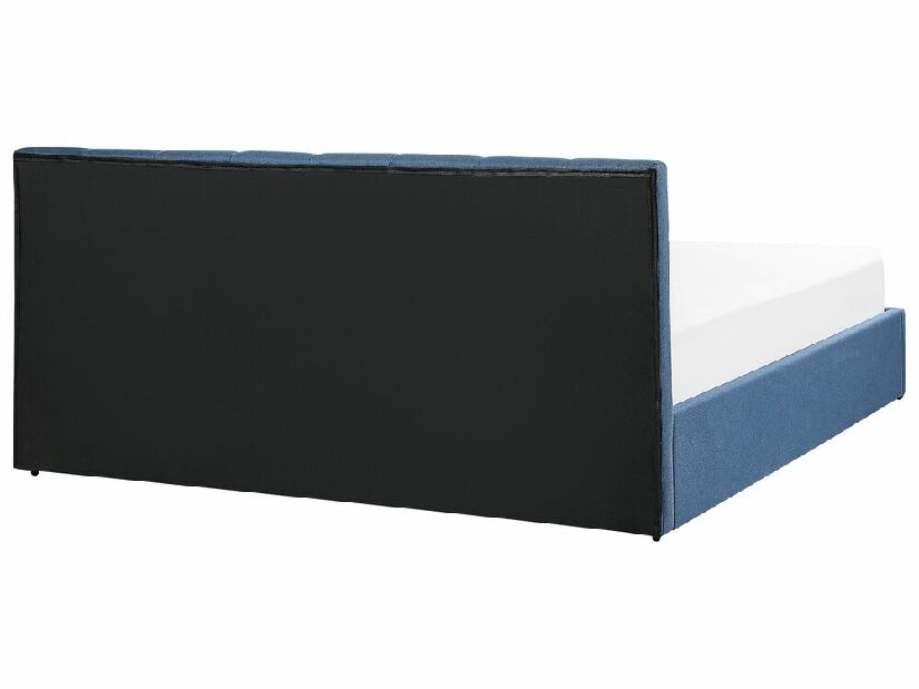 Manželská posteľ 180 cm Dabria (modrá) (s roštom) (s úl. priestorom)