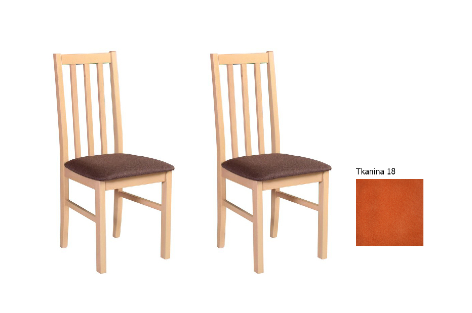 Set 2 ks. Jedálenská stolička Aura (tkanina 18) *výpredaj