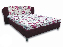 Manželská posteľ 160 cm Emile VN (s penovými matracmi)