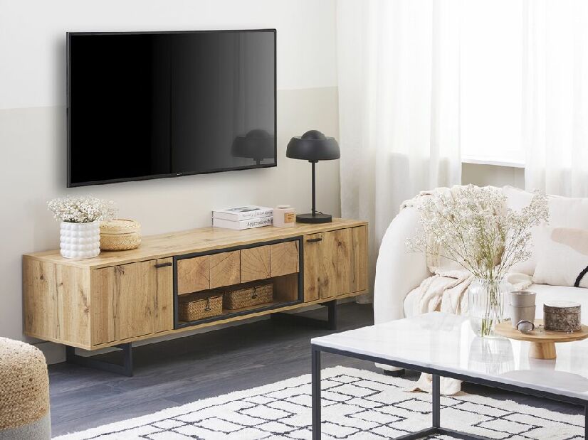 TV stolík/skrinka Bijoux (svetlé drevo)
