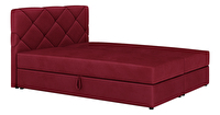 Manželská posteľ  Boxspring 180x200 cm Karum (s roštom a matracom) (ružová)