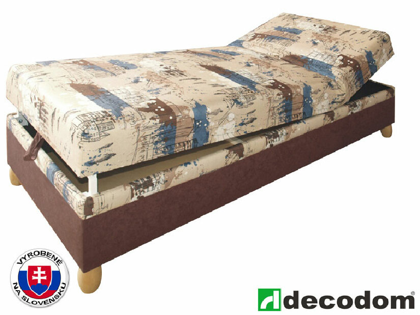 Jednolôžková posteľ (váľanda) 80 cm Decodom Rafael Vento 12 + Life 19 (s roštom a matracom) *výpredaj