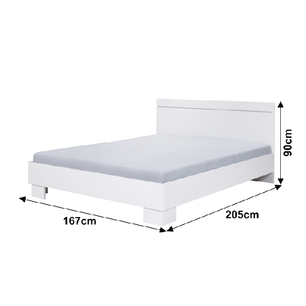 Manželská posteľ 160 cm Ikron 
