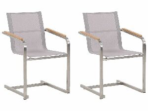 Set 2 ks. záhradných stoličiek COLSO (béžová)