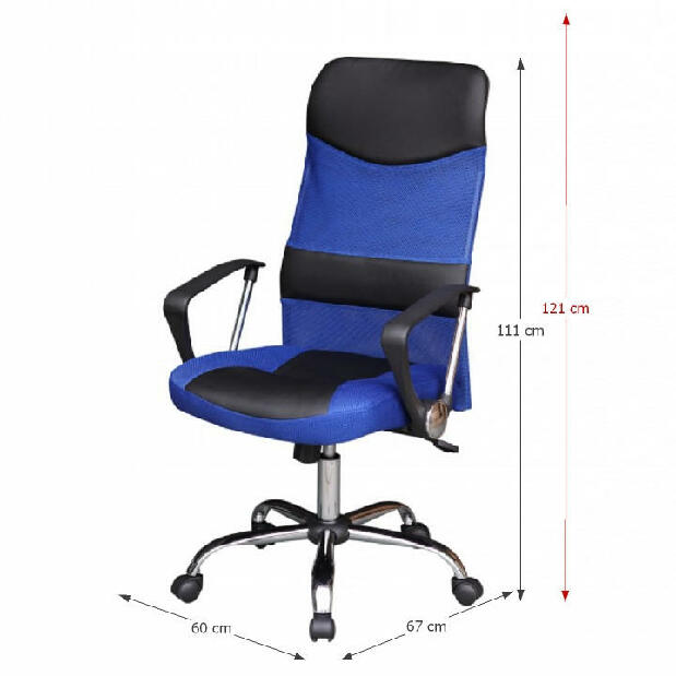 Kancelárska stolička Vora 973M New modrá