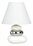 Stolová lampa Salem 4949 (biela + strieborná)