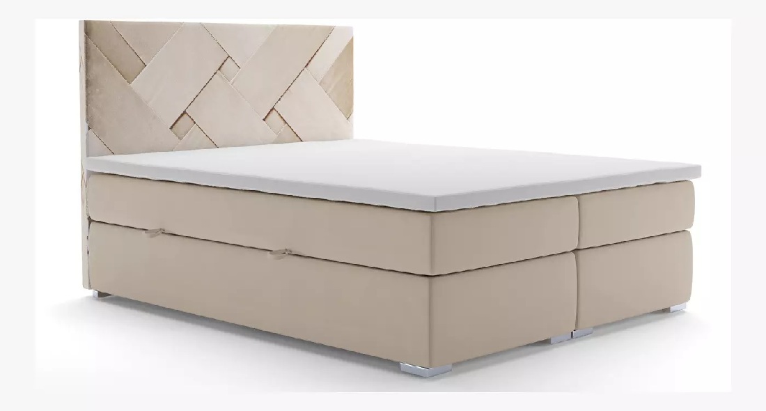 Manželská posteľ Boxspring 180 cm Melo (s úložným priestorom) *výpredaj
