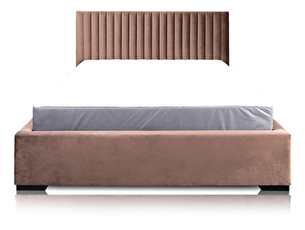 Čalúnená posteľ 180x200 cm Veggie (hnedá)