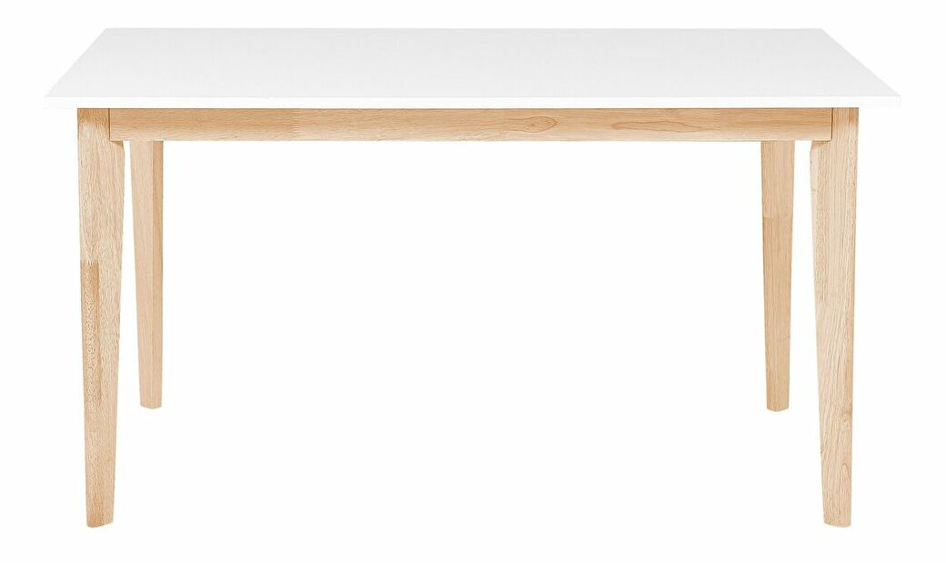 Jedálenský rozkladací stôl 140-180x90 cm Sanjuana (biela)