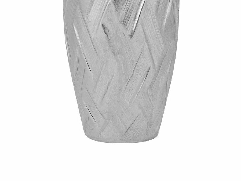 Váza AVIGNON 33 cm (sklolaminát) (strieborná)
