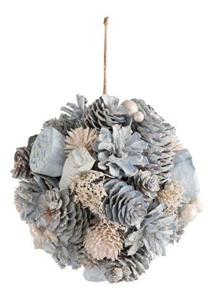 Dekoratívny predmet Jolipa Vianočná dekorácia (L) (Modrá + Biela)