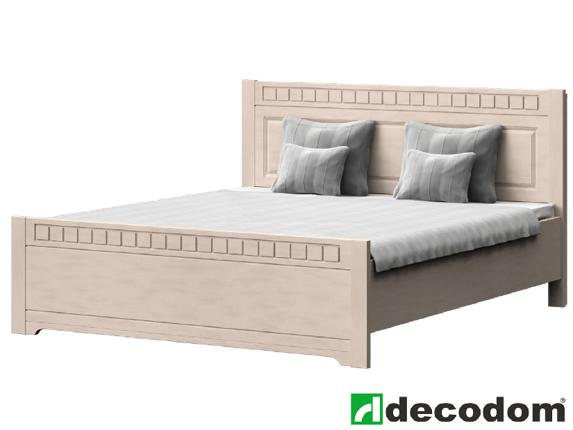 Manželská posteľ 180 cm Decodom Lirot Typ P-180 (vanilka patina)