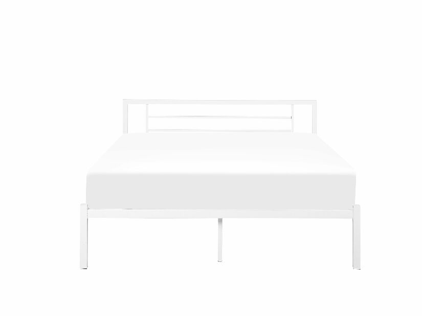 Manželská posteľ 160 cm CONNET (s roštom) (biela) *výpredaj