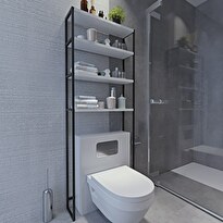 Kúpeľňová skrinka Salzburg (Biela + Čierna)