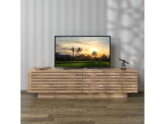 TV stolík/skrinka Disevo 8 (orech + biela) 