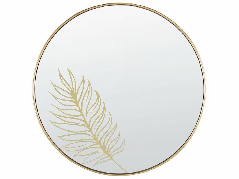 Nástenné zrkadlo Shell (zlatá) 