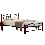 Manželská posteľ 140 cm Margery (s roštom)