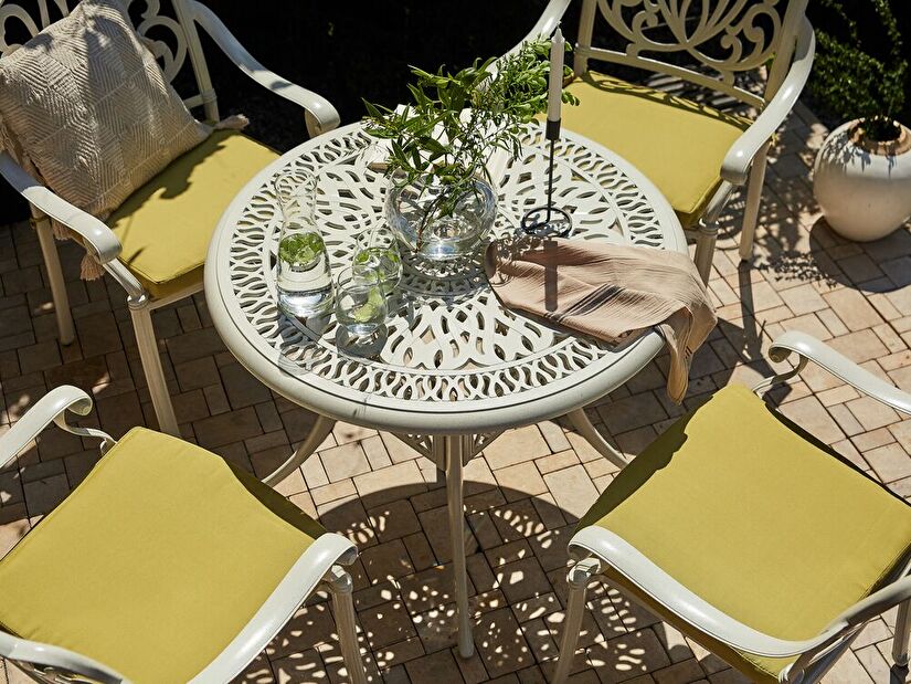 Záhradný stôl Aneco (biela)