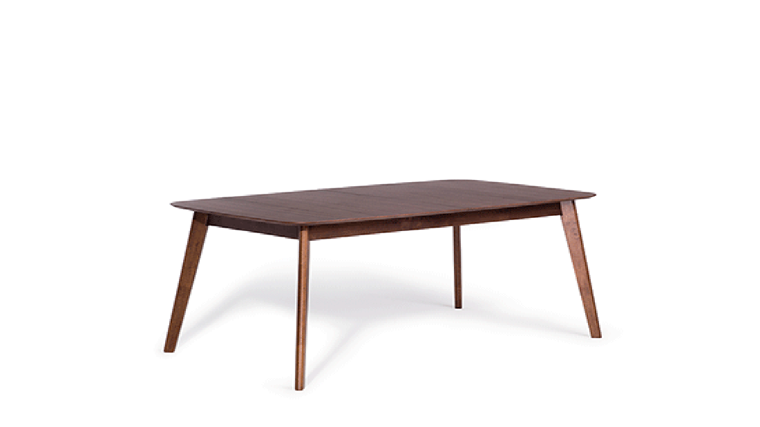 Jedálenský stôl Medo (pre 6 až 8 osôb) (tmavé drevo)