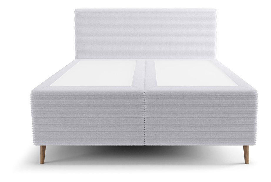 Jednolôžková posteľ 120 cm Napoli Bonell (sivá) (s roštom, s úl. priestorom)
