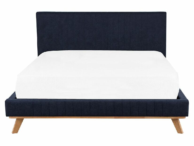 Manželská posteľ 160 cm TALLE (s roštom) (modrá)