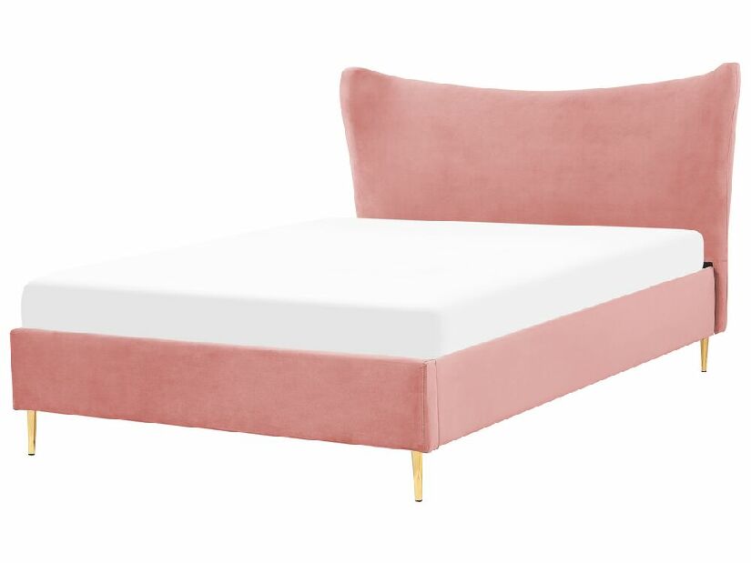 Manželská posteľ 140 cm Chaza (ružová)