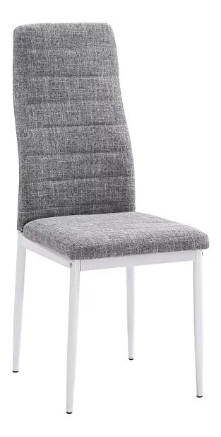 Jedálenská stolička Toe nova (svetlosivá + biela) *výpredaj