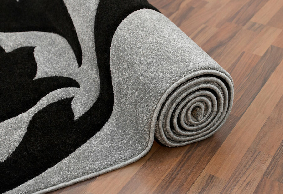 Kusový koberec Lambada Handcarving 451 Silver-Black (60 x 110 cm)