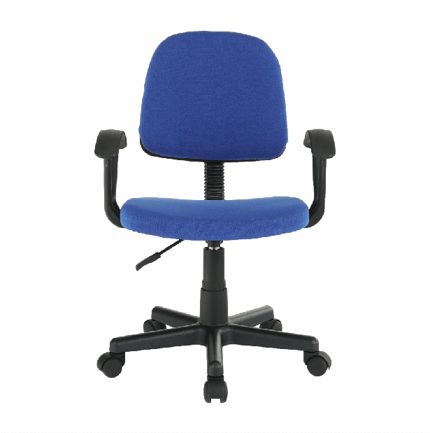 Kancelárska stolička Taos (čierna + modrá) *výpredaj