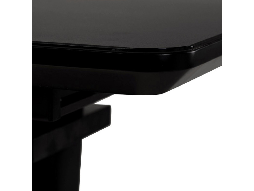 Jedálenský stôl Hreidmar-430-BK (čierna) (pre 4 až 6 osôb)