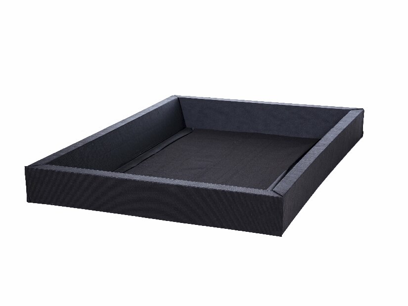 Manželská posteľ 160 cm AVENUE (s vodným matracom) (čierna)
