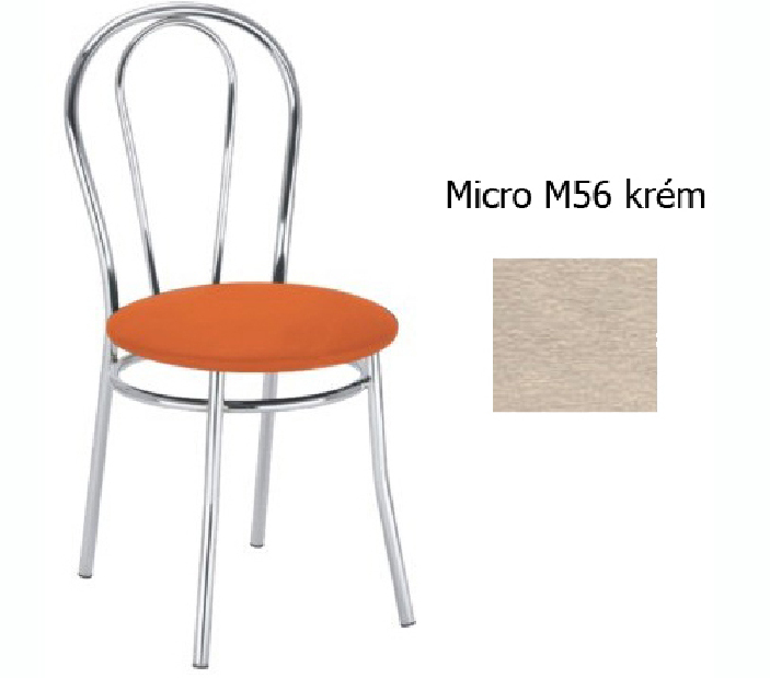 Jedálenská stolička Tulipan (Micro M56 krém) *výpredaj