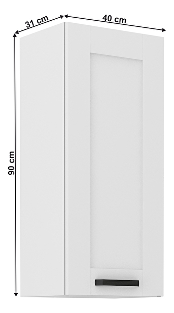 Horná skrinka Lesana 1 (biela) 40 G-90 1F 