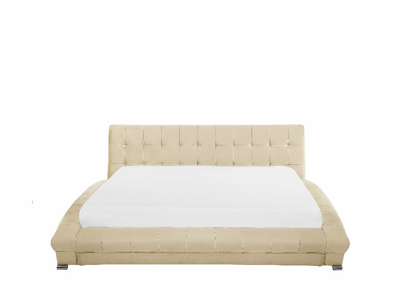 Manželská posteľ 160 cm LILLY (s roštom) (béžová)