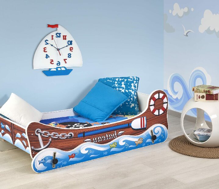 Detská posteľ Boat (s matracom a roštom)