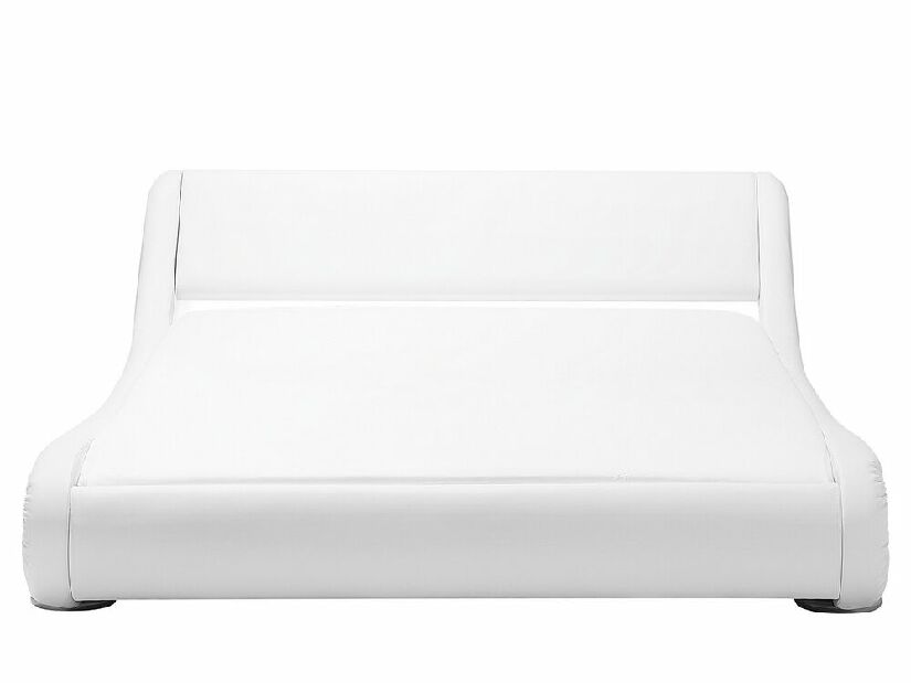 Manželská posteľ 160 cm AVENUE 2 (s roštom) (biela)