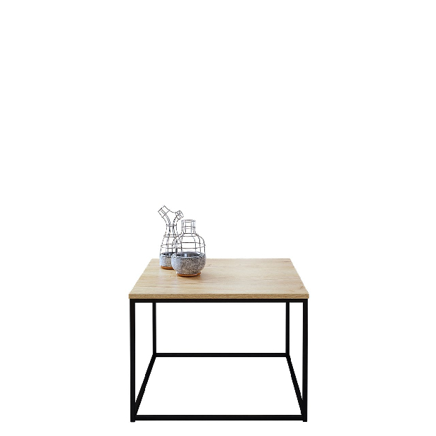 Konferenčný stolík Gwendolyn (čierny mat + dub craft)