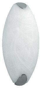 Podhľadové svietidlo Opale 5726 (chrómová + ryžové kamenné sklo)