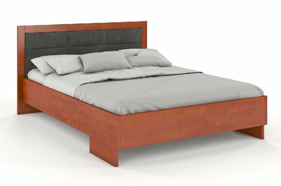 Manželská posteľ 180 cm Naturlig Stjernen High (buk)