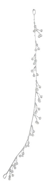 Dekoratívny predmet Jolipa Girlanda (61x0x0cm) (Strieborná)