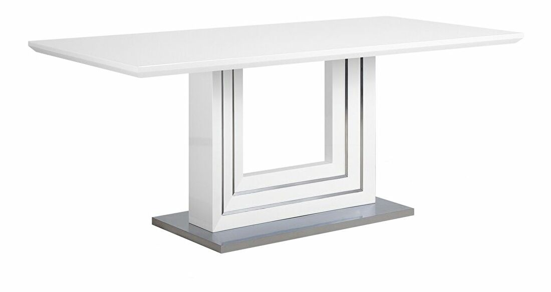Jedálenský stôl KLAONE 180 x 90 cm (MDF) (biela) (pre 8 osôb)