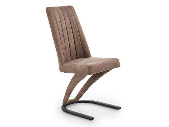 Jedálenská stolička Kaci (hnedá + čierna)