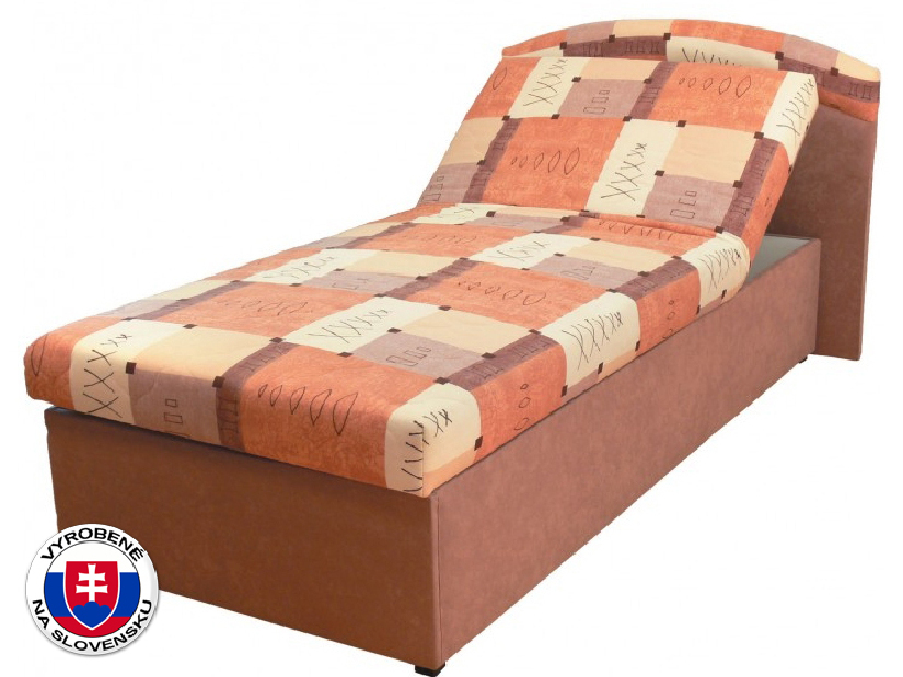 Jednolôžková posteľ (váľanda) 90 cm Naida (s molitanovým matracom)