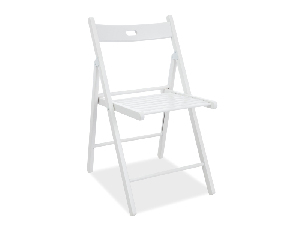 Jedálenská stolička Stefani (biela + biela)