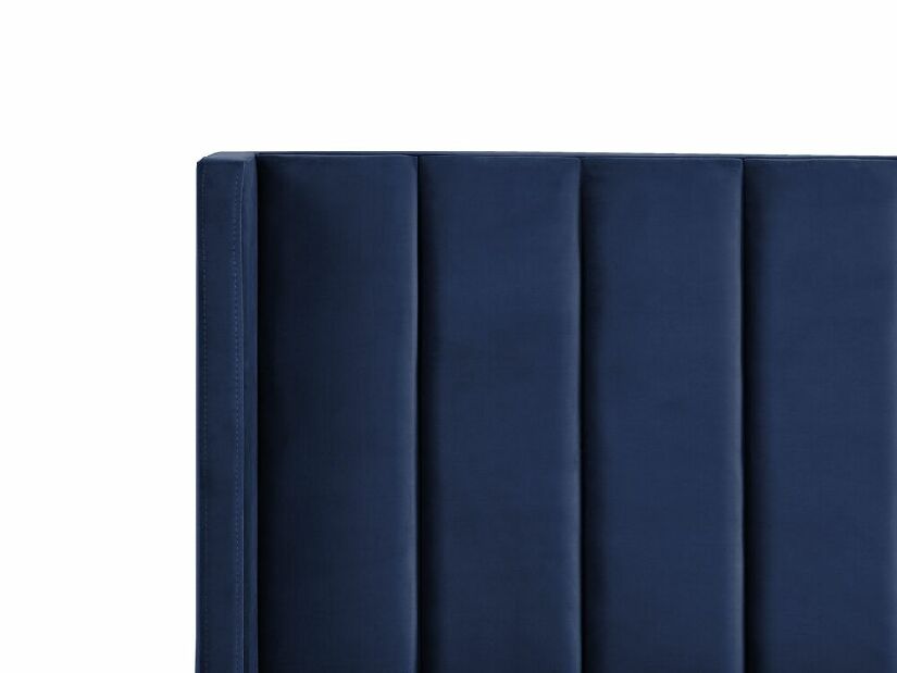 Manželská posteľ 140 cm Vue (modrá) (s roštom)