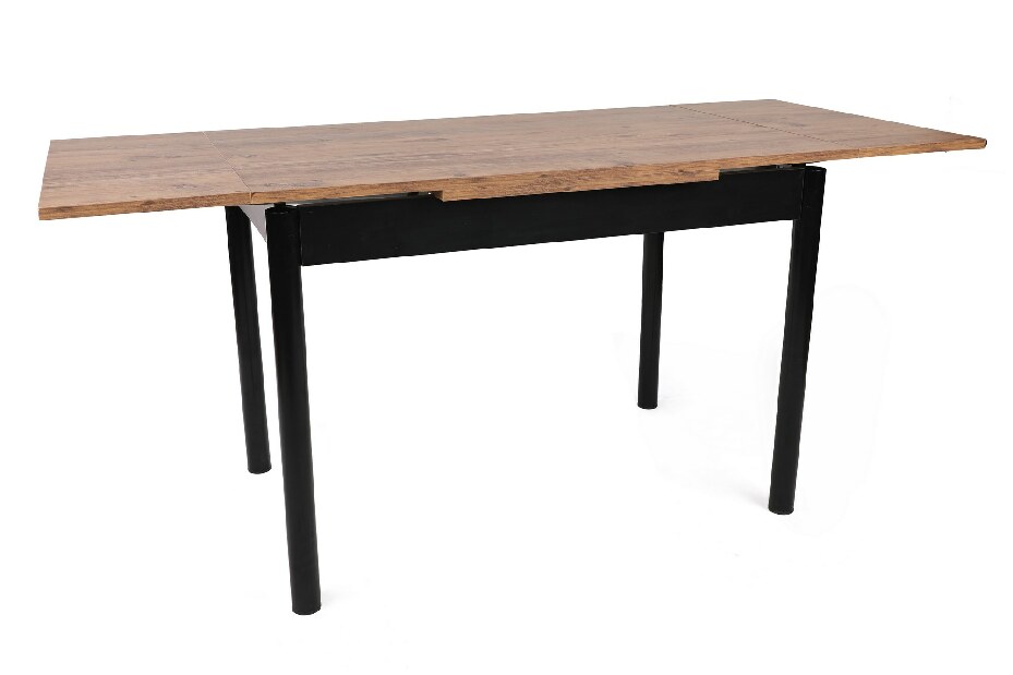 Rozkladací jedálenský stôl (pre 6 osôb) Pollo (Orech + Čierna)