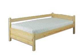 Jednolôžková posteľ 90 cm LK 132 (masív)