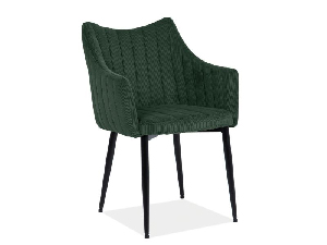 Jedálenská stolička Mattie (zelená + čierna)